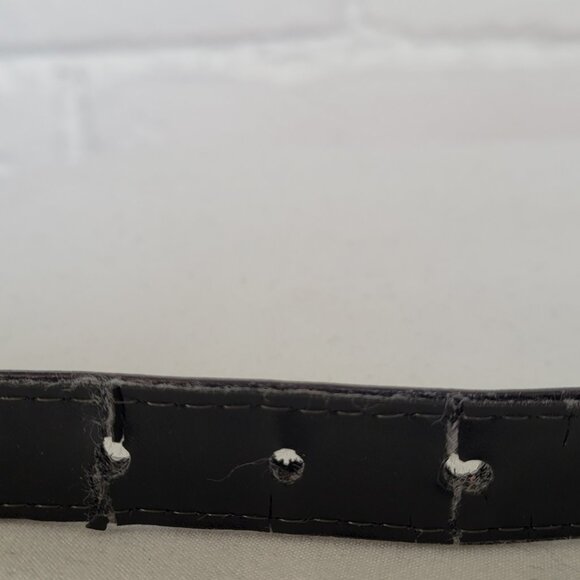 Karen Palmer for Holt Renfrew Brown Croc Embossed Belt Size M - Picture 6 of 6